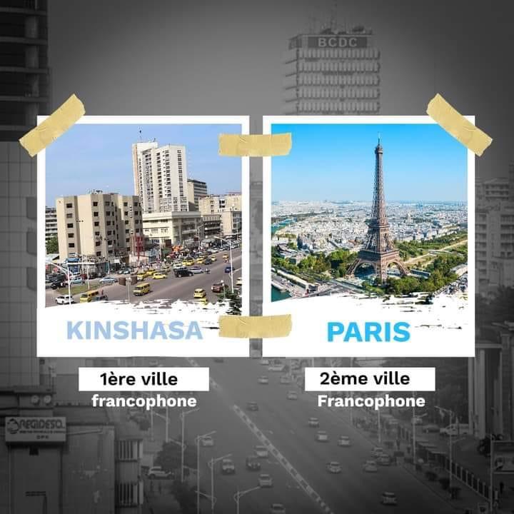 RDC-Société : Kinshasa, la première ville francophone au monde