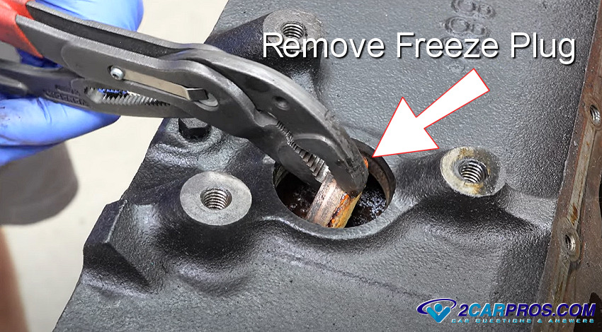 Freeze plug installation tool replacement freeze plugs
