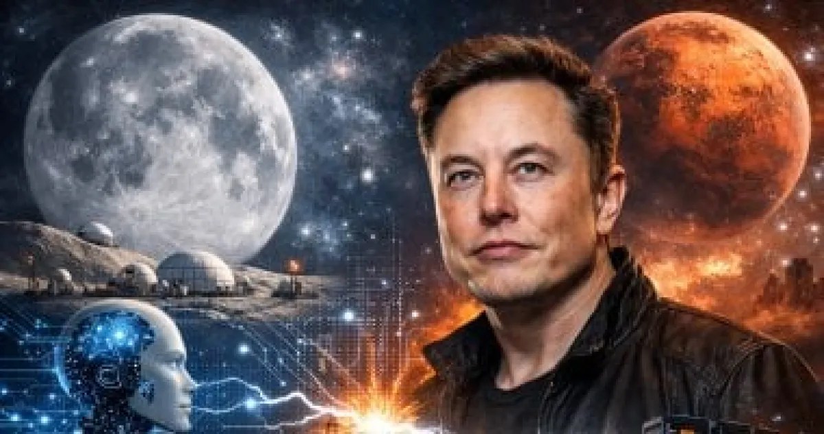 ماسك يُغير البوصلة: سبيس إكس تركز على بناء مدينة قمرية خلال عقد