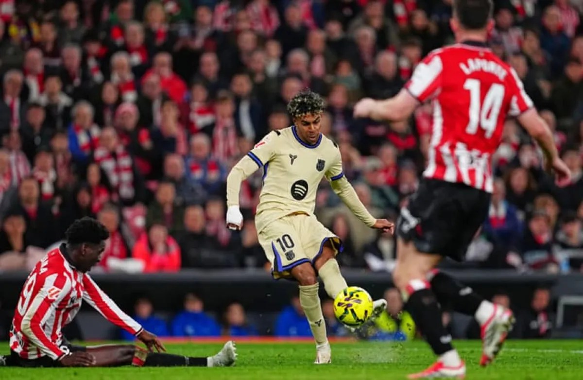 لامين جمال ينقذ برشلونة من فخ أتلتيك بلباو