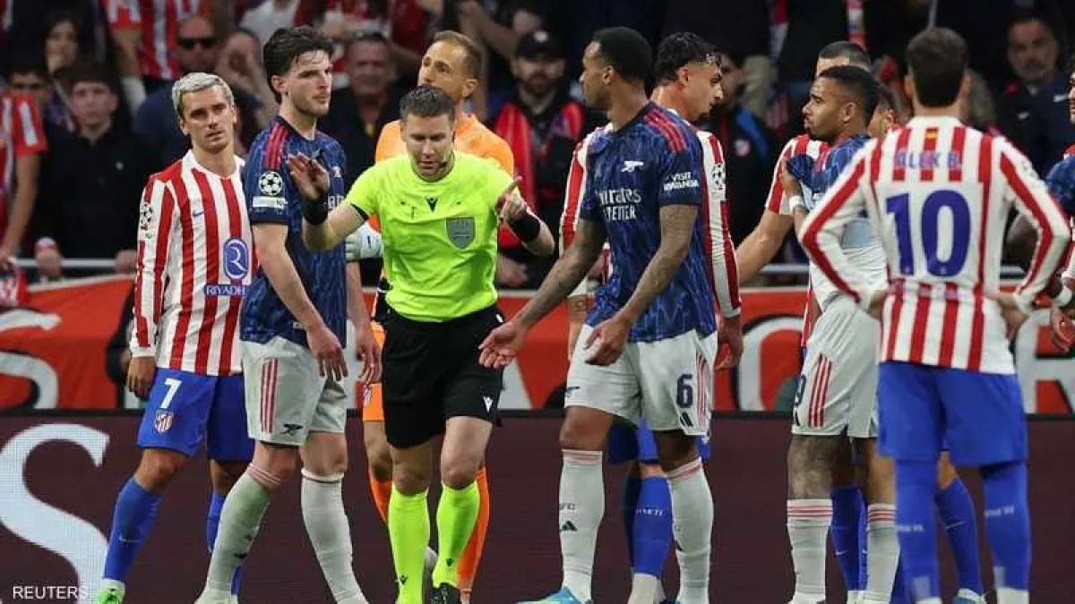 أتلتيكو مدريد يتعادل مع أرسنال في لقاء ركلات الجزاء