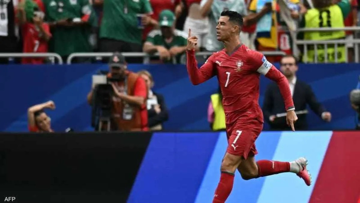 رونالدو أول لاعب يسجل في 6 نسخ متتالية من كأس العالم