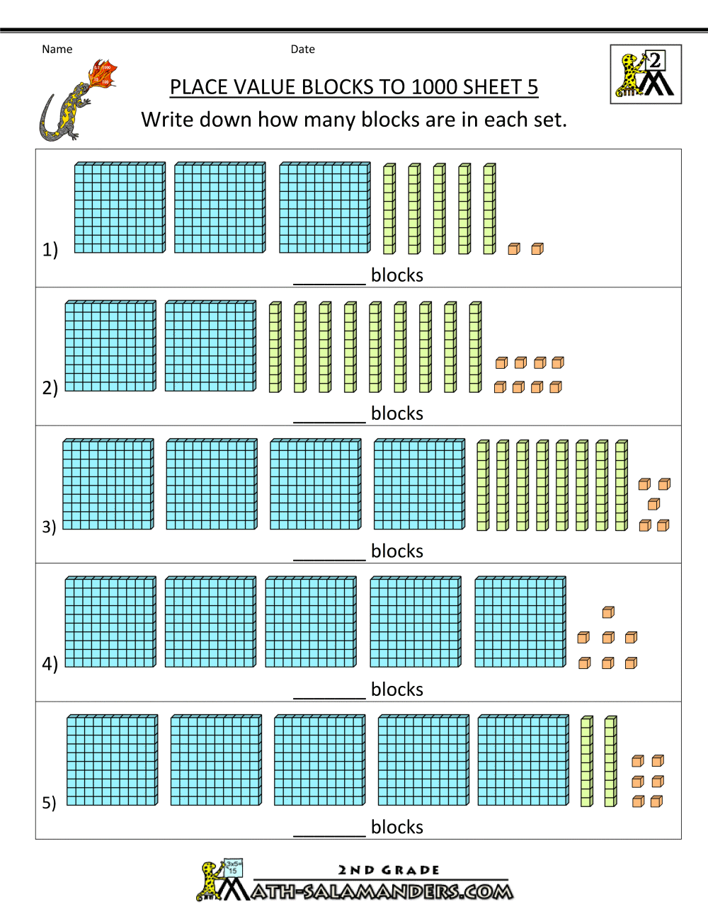 activities teaching place value 2nd grade common core worksheets for