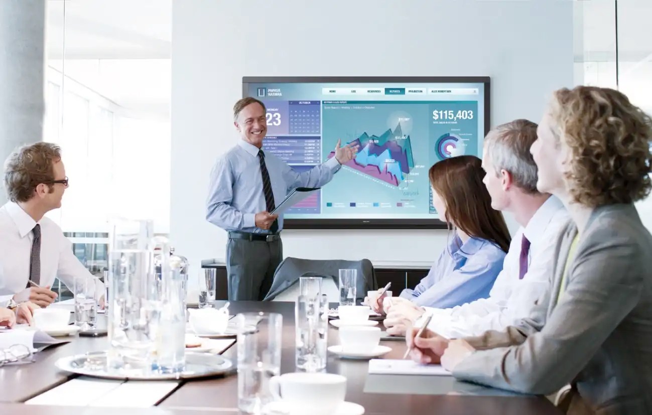 touchscreen for company meetings