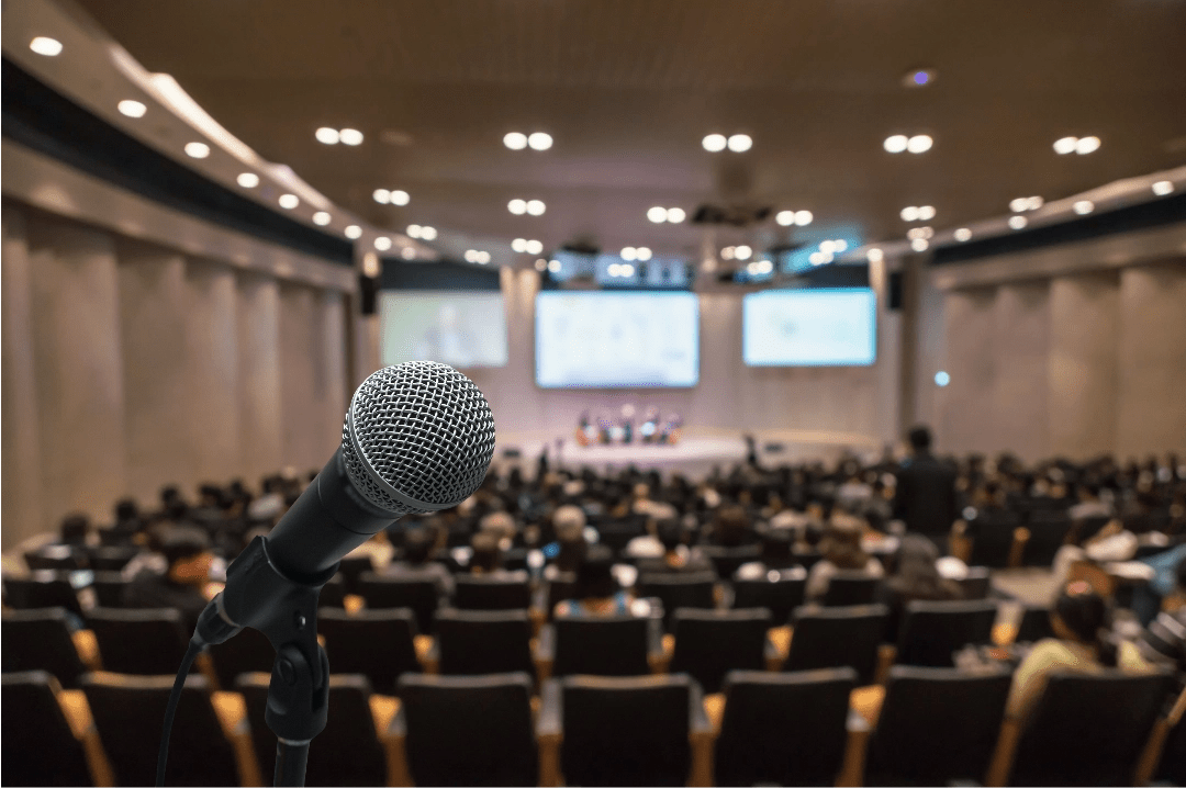 geluid voor grote conferenties