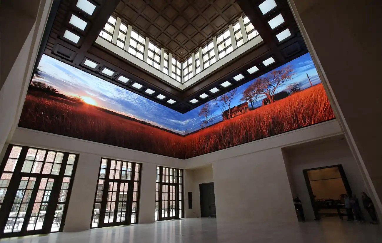 LED wall indoor voorbeeld