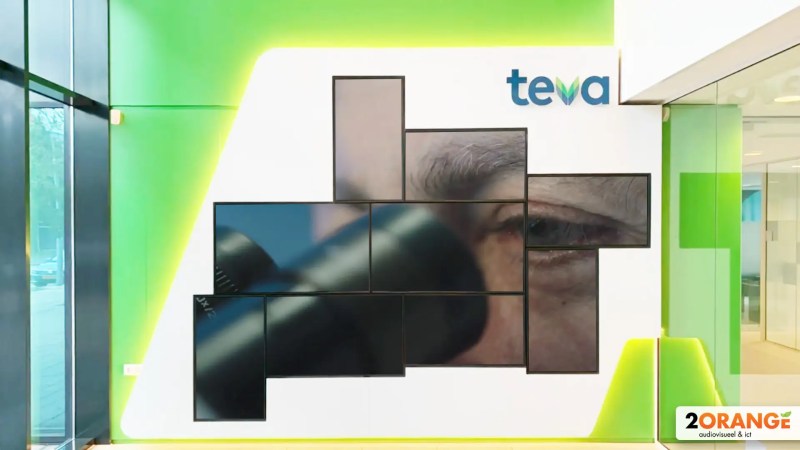 videowall voor Teva klant