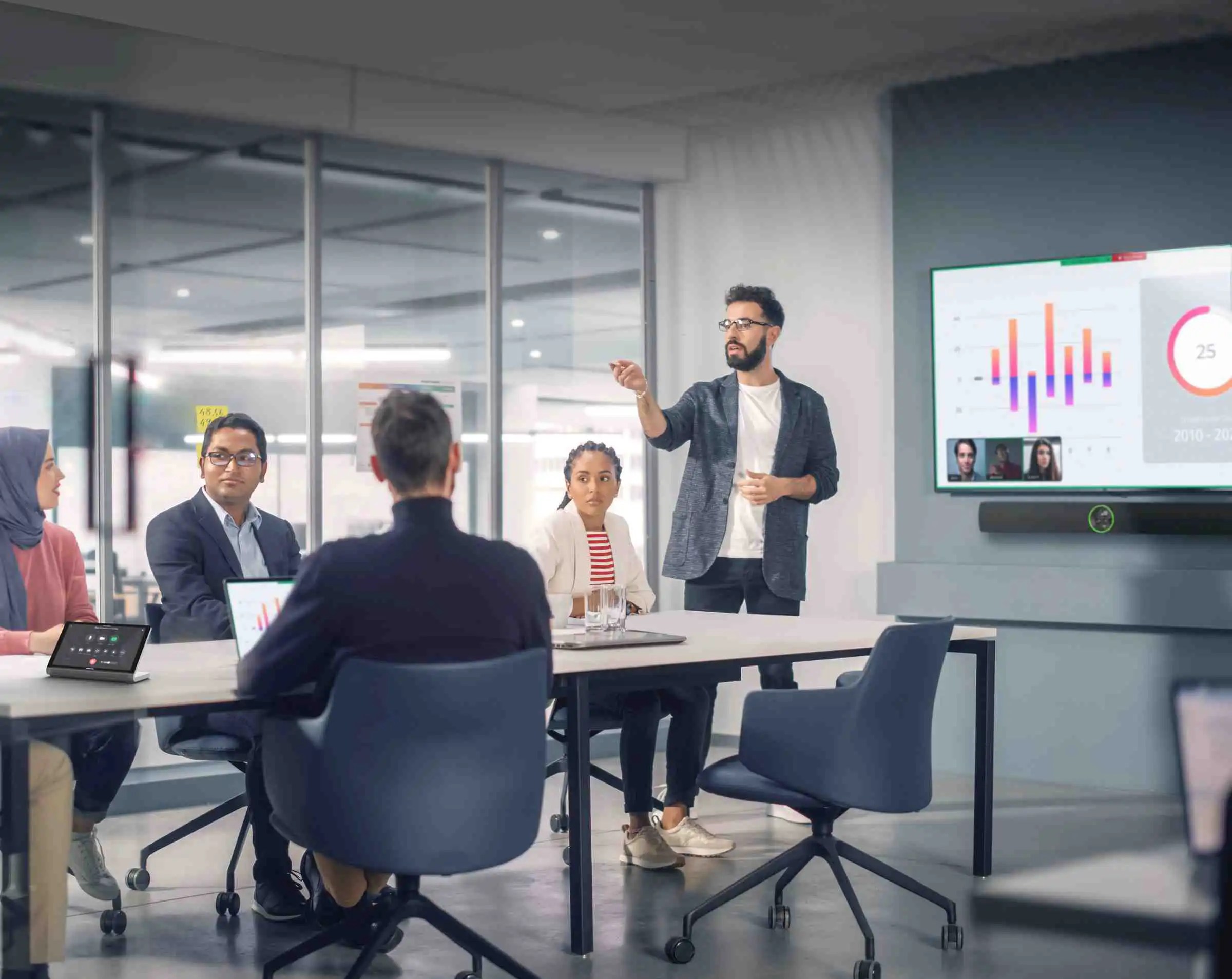 Crestron middelen voor videovergaderen