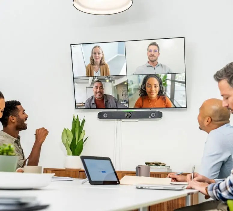 videoconferentie in kleine ruimtes
