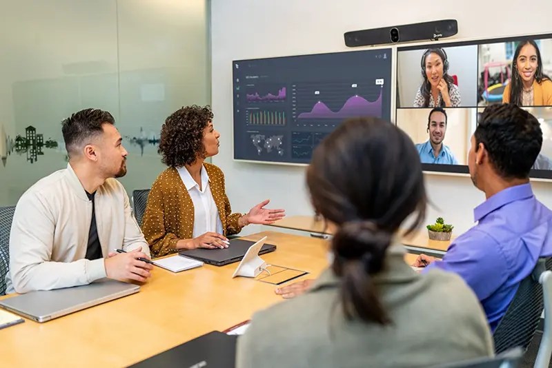 Poly videoconferencing systeem