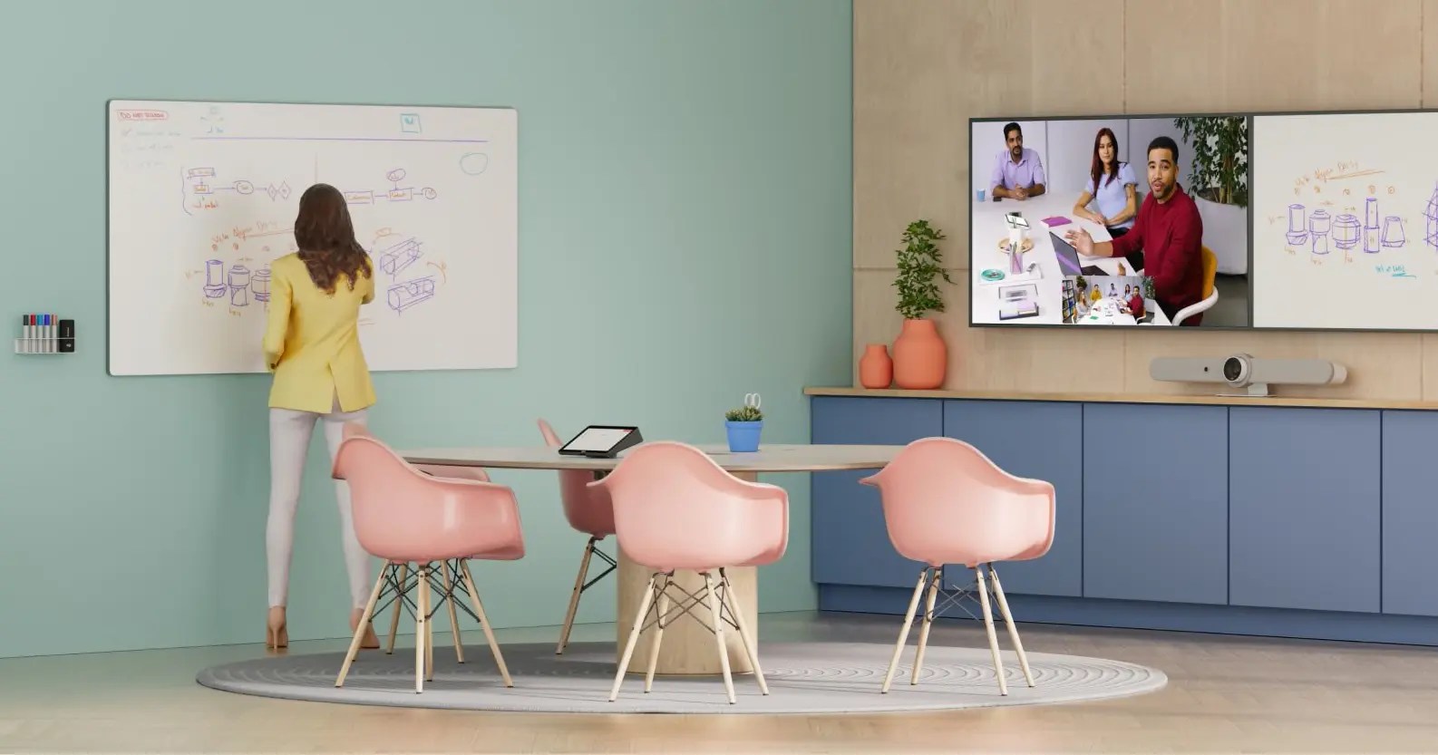 Smart Google Meet rooms