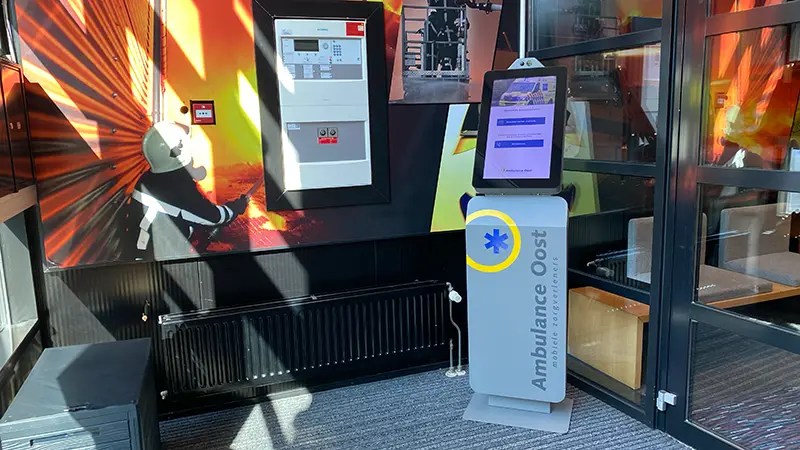zelf inchecken kiosk in zorg