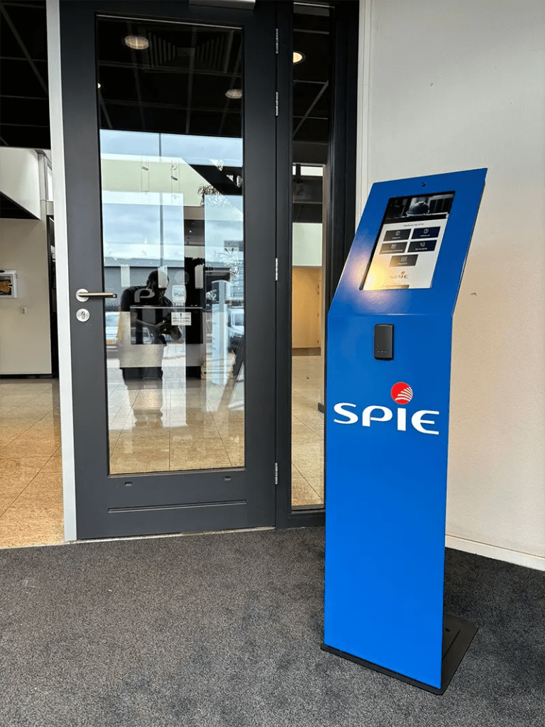 aanmeldzuil voor spie receptie