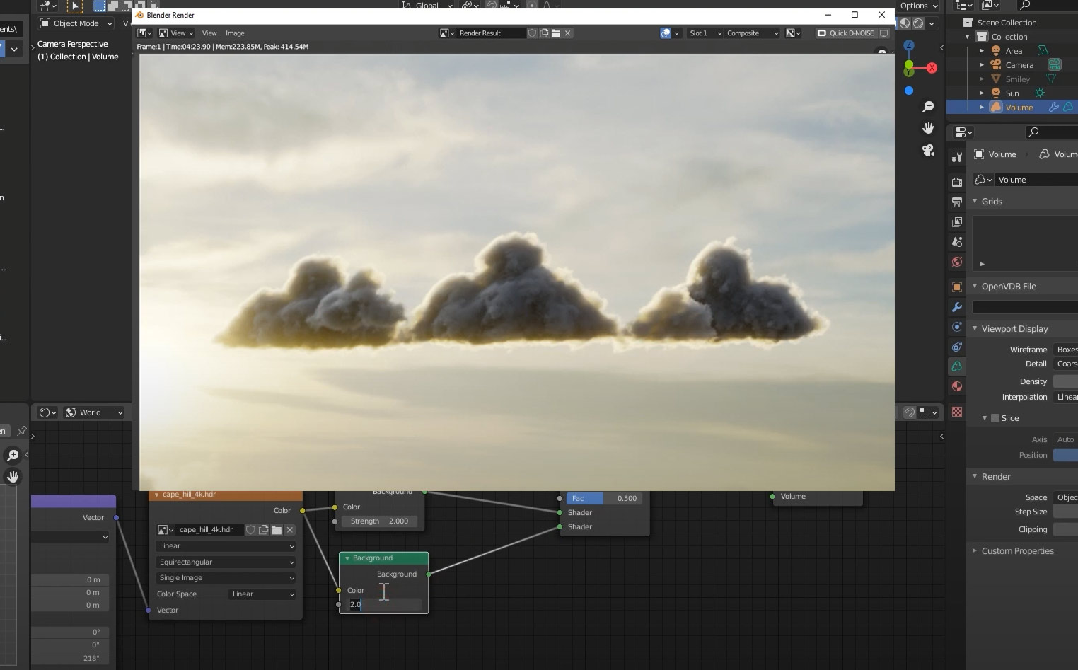 VolumetricCloudsinBlenderTutorial 3DArt