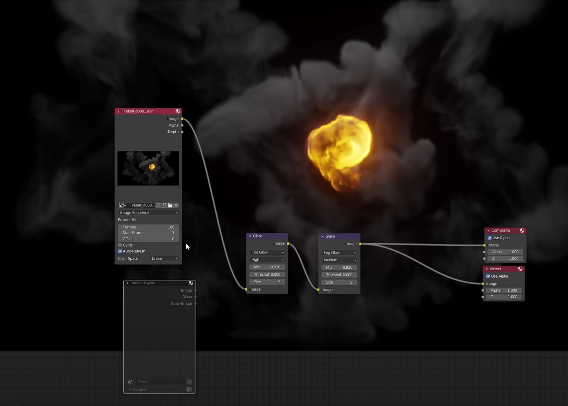 FireballinBlender&CyclesXTutorial 3DArt