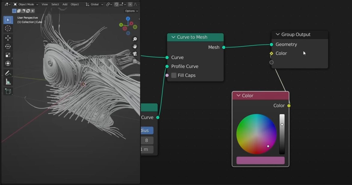 Blender Tutorial Noise Advection with Geometry Nodes 3DArt