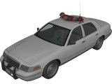Ford Crown Victoria Nypd Police Interceptor 3d Model 3d Cad Browser