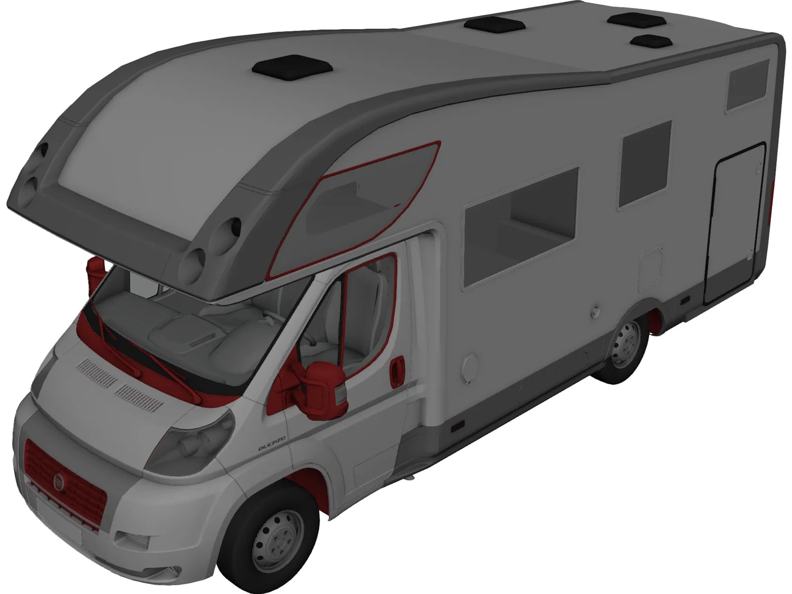 Fiat Ducato Camper Riviera 3d Model 3d Cad Browser