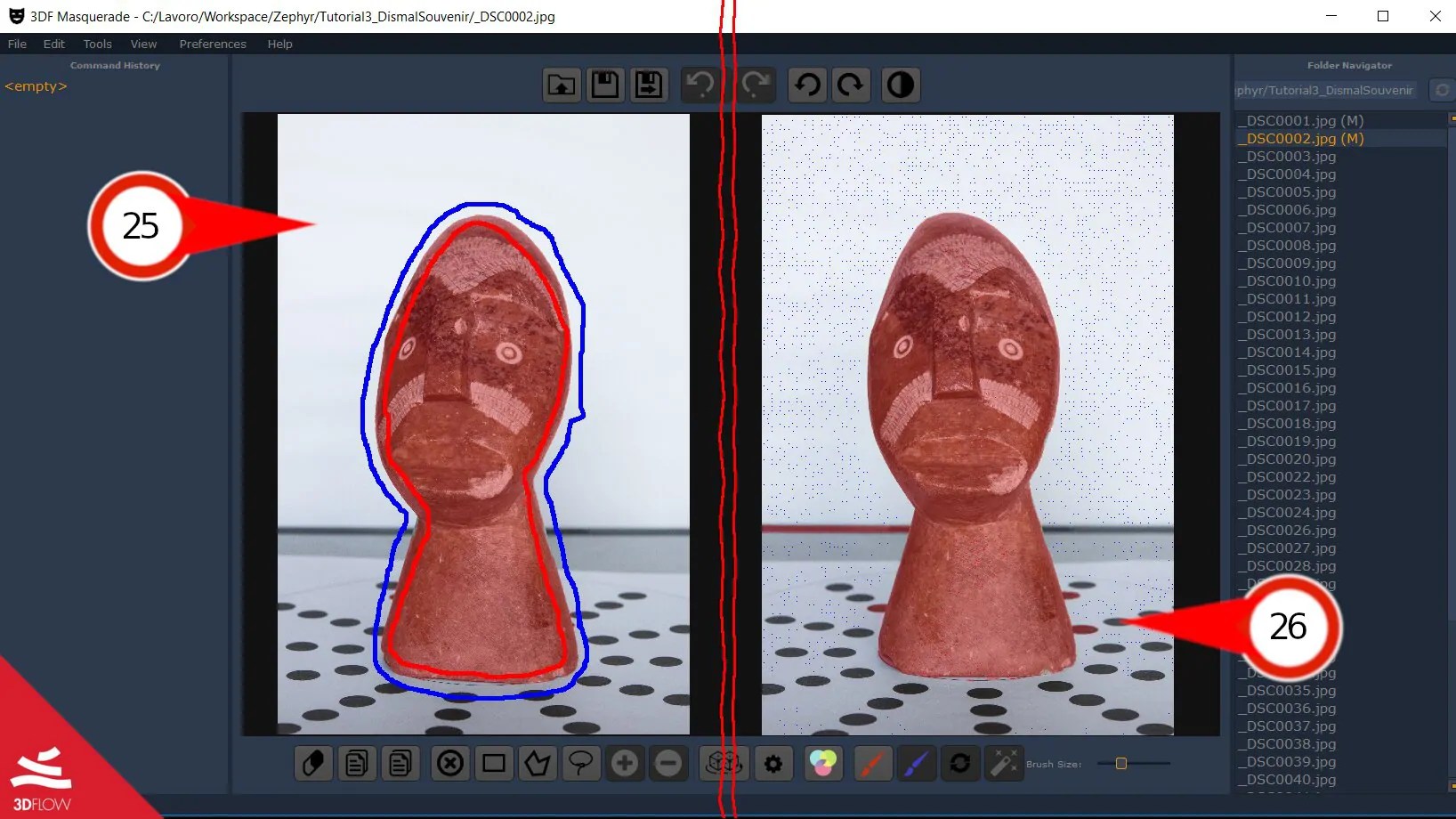 Tutorial 03 When And How To Use The Masking Tool 3dflow