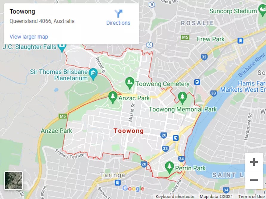 Map Toowong Ultimaker 3D Printing Map Toowong 
