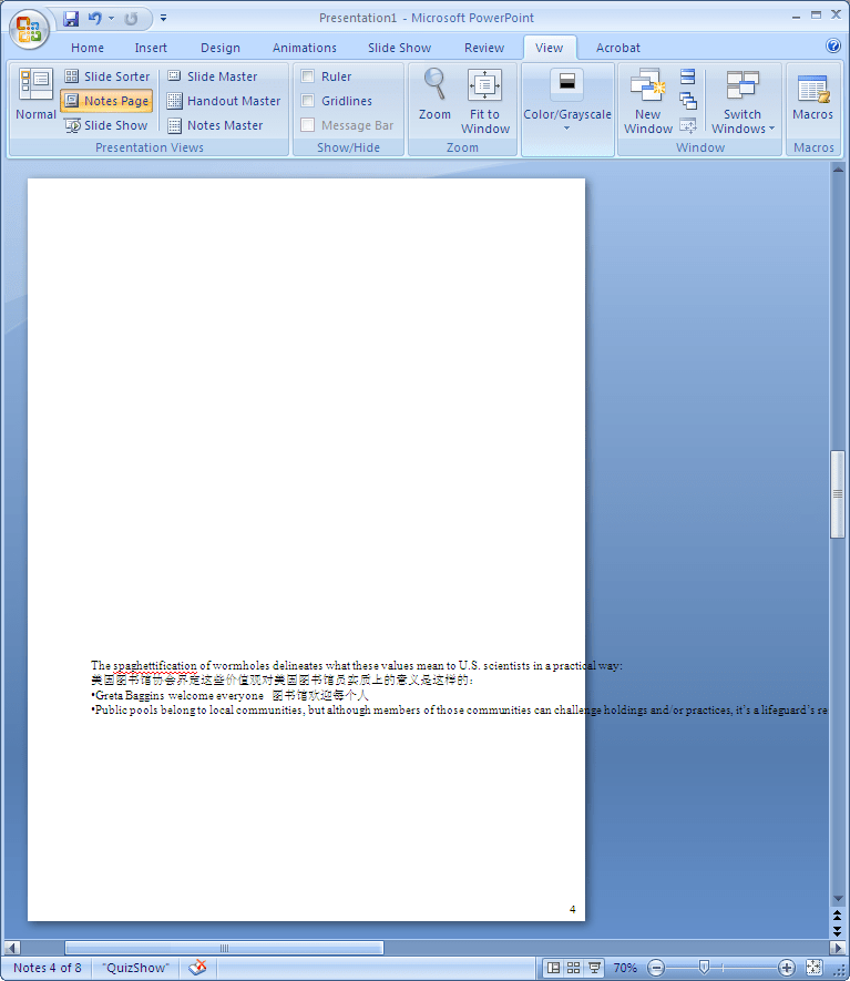 PowerPoint Print Out Cuts Off Notes and Blanks Slides 404 Tech Support