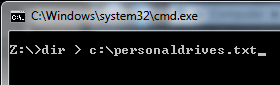 dir output