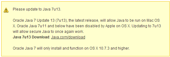 java7u13 apple