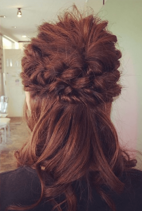 金沢市野々市市美容室４ｃｍ！簡単くるりんぱヘアアレンジ！不器用さんでも大丈夫だよ。山ちゃんがやり方教えちゃいます