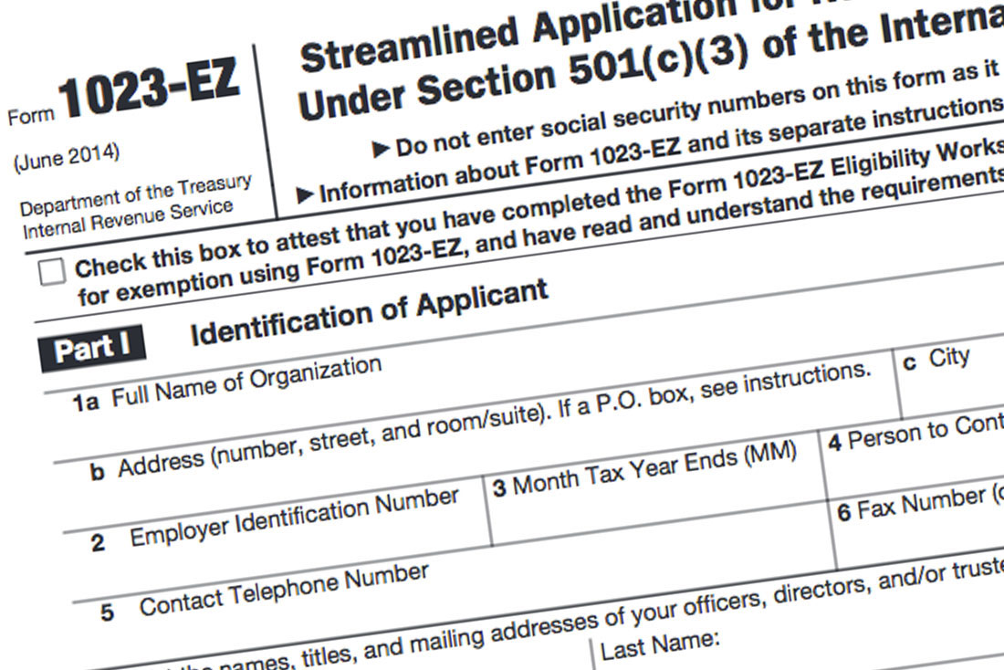 What is form 1023-ez?