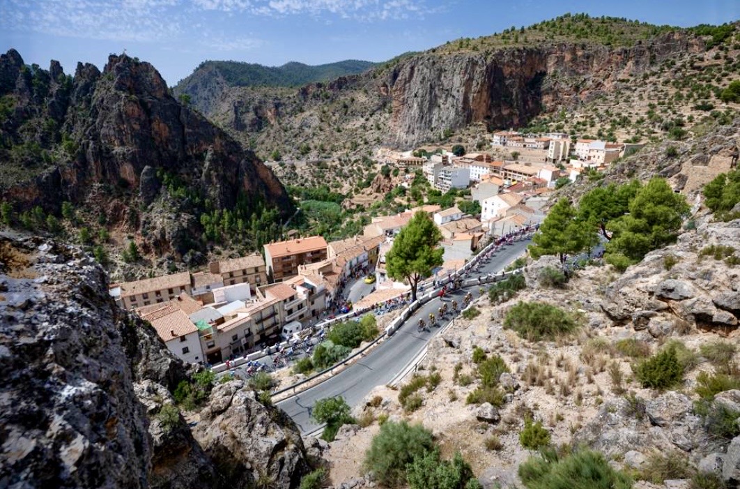 La Vuelta. Etapa Alcaraz-Elche de la Sierra. Sierra de Albacete ciclismo