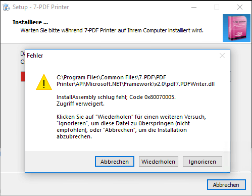 Type an application name, like word. Error Message Installassembly Failed Code 0x80070005 Access Denied On Windows 10 Pdf Printer 7 Pdf