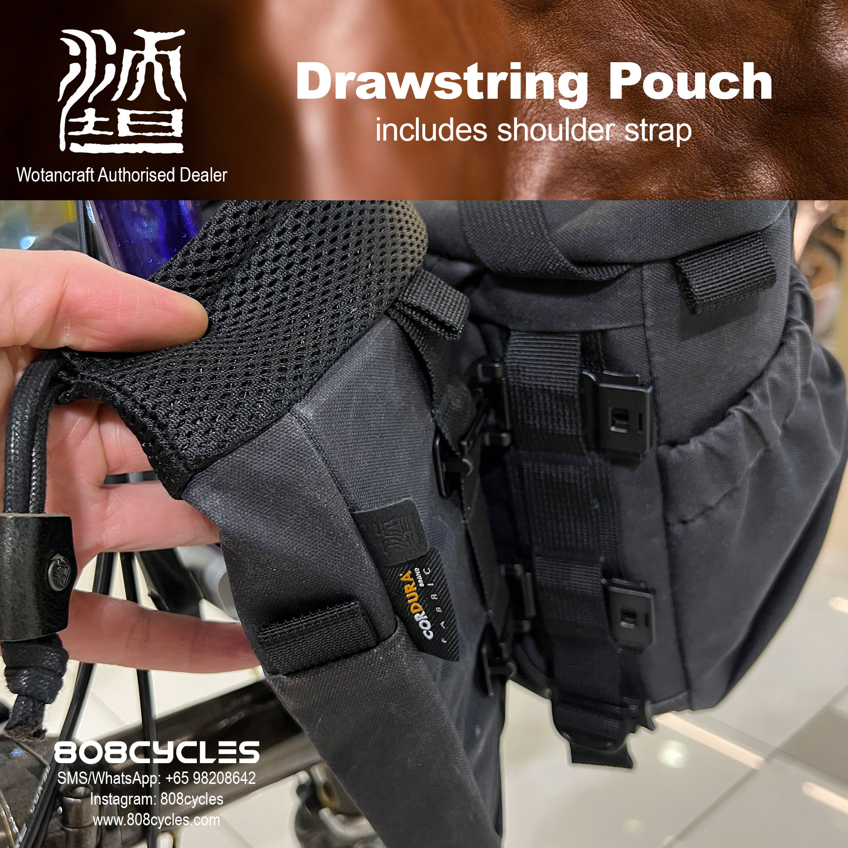 Wotancraft Add-on Module – Drawstring Pouch | 808 Cycles