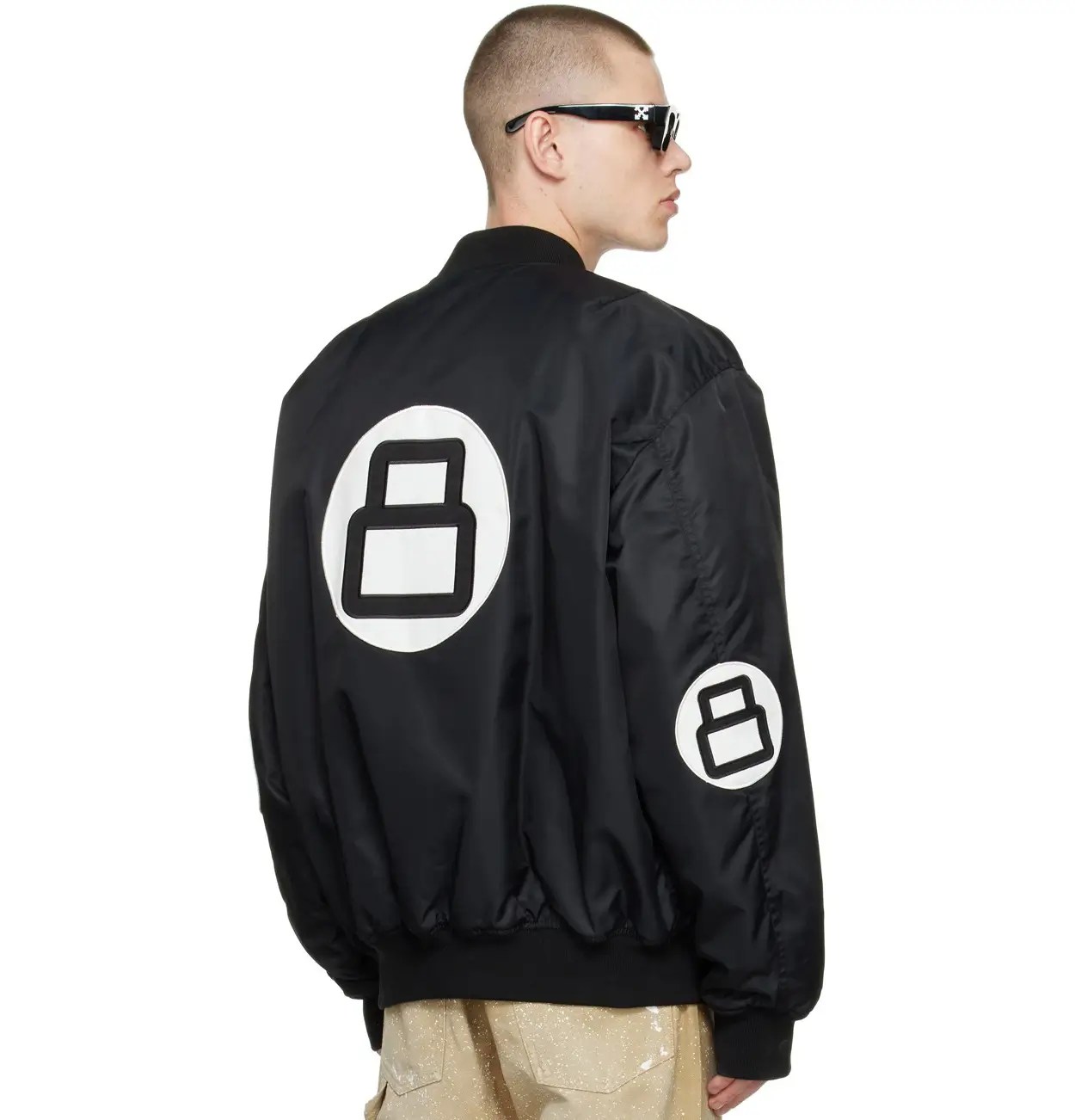 HERON PRESTON BOMBER JACKET SKULL REFLEX