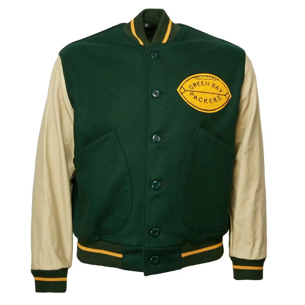 Green Bay Packers Suede Raglan G-III Sports by Carl Banks