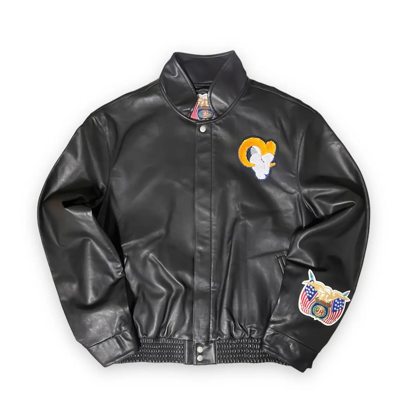 Jeff Hamilton Los Angeles Rams Full Leather Jacket 1