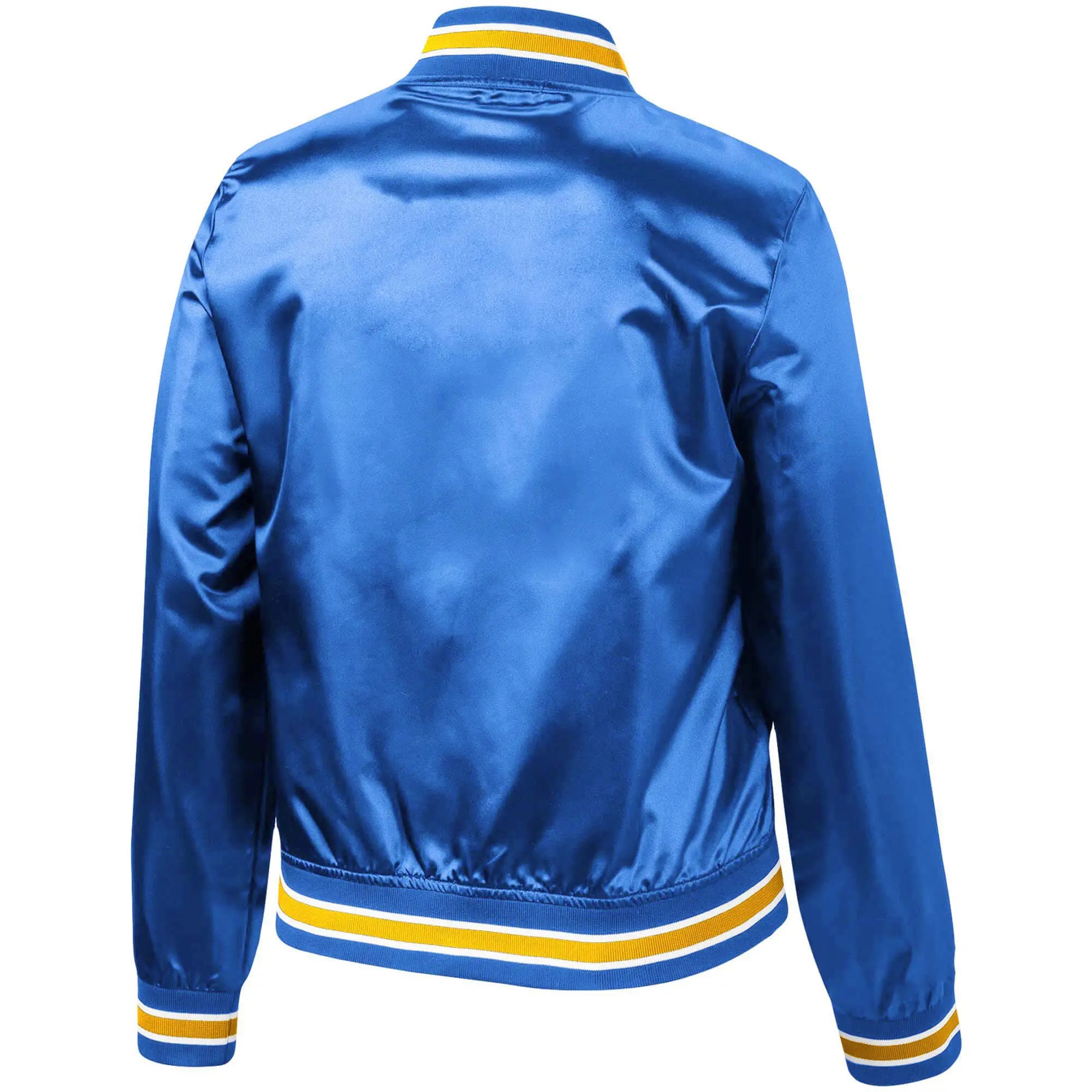 NFL Los Angeles Rams Blue Satin Jacket 1