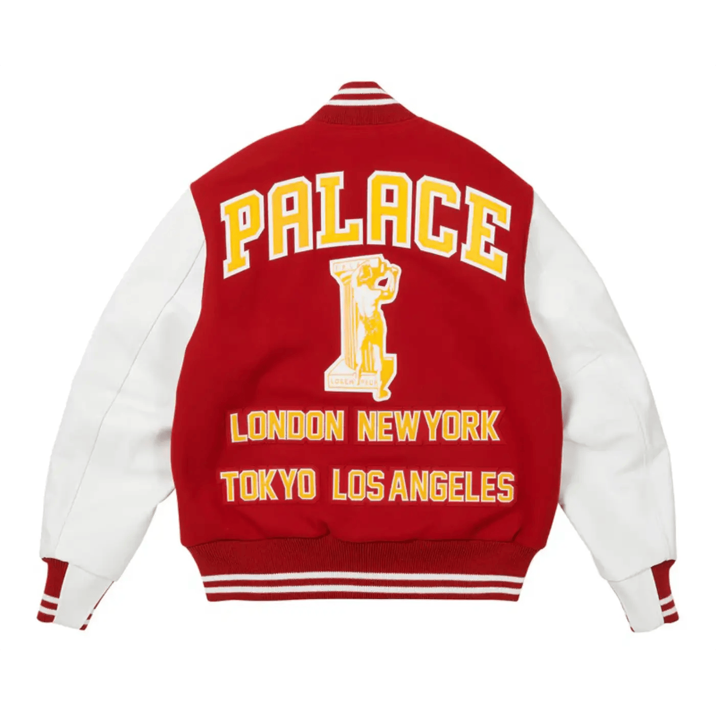 Palace Greek Varsity Jacket Red