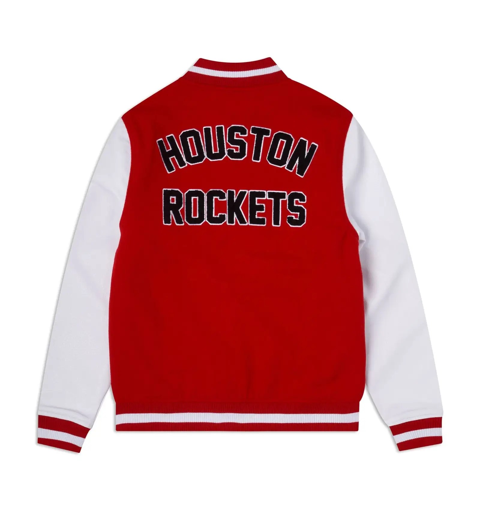 Houston Rockets Western Conference Red White Wool Varsity Jacket 2