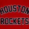 Houston Rockets Western Conference Red White Wool Varsity Jacket 4
