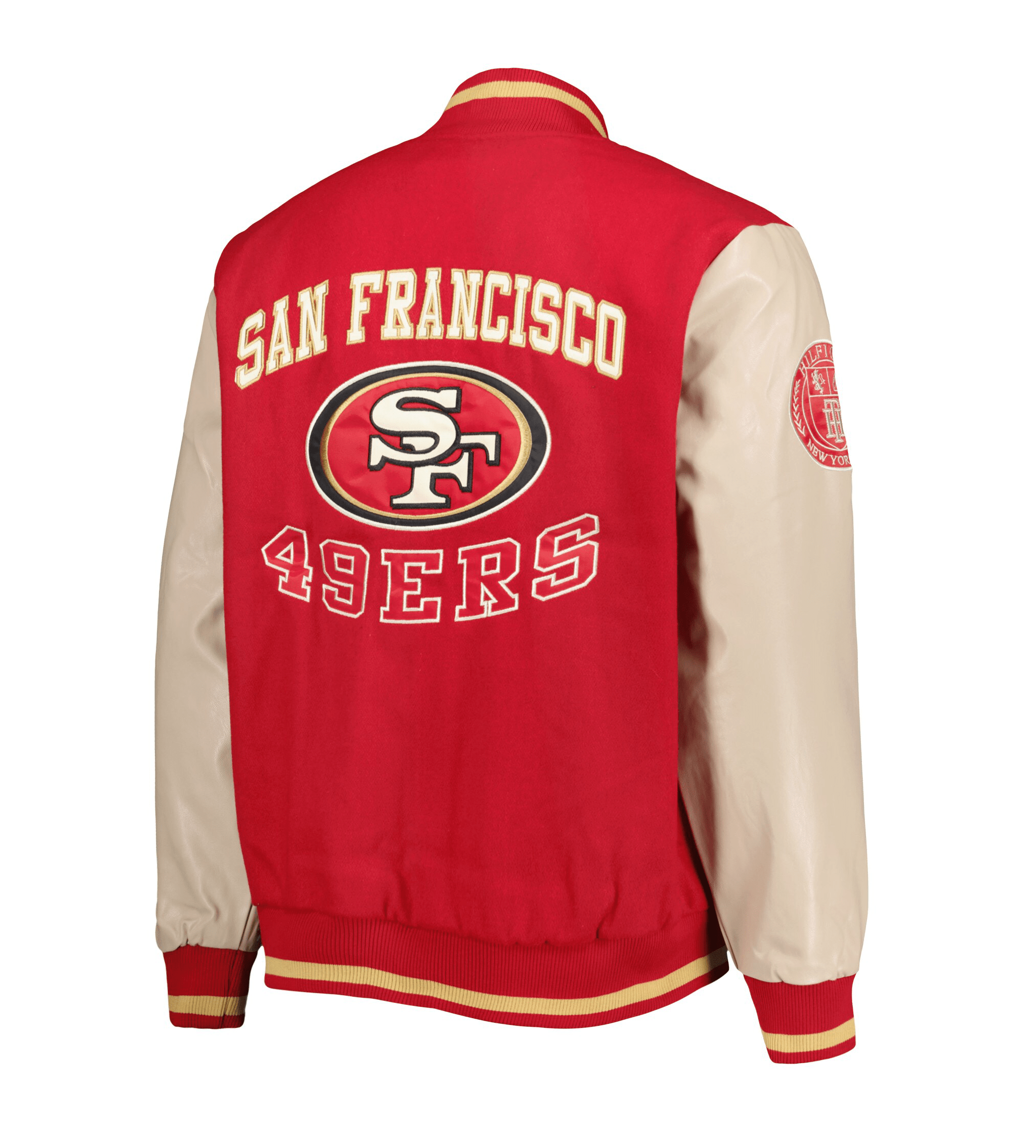 San Francisco 49ers ジャケット Full-Zip San Francisco 49ers Varsity Leather Jacket