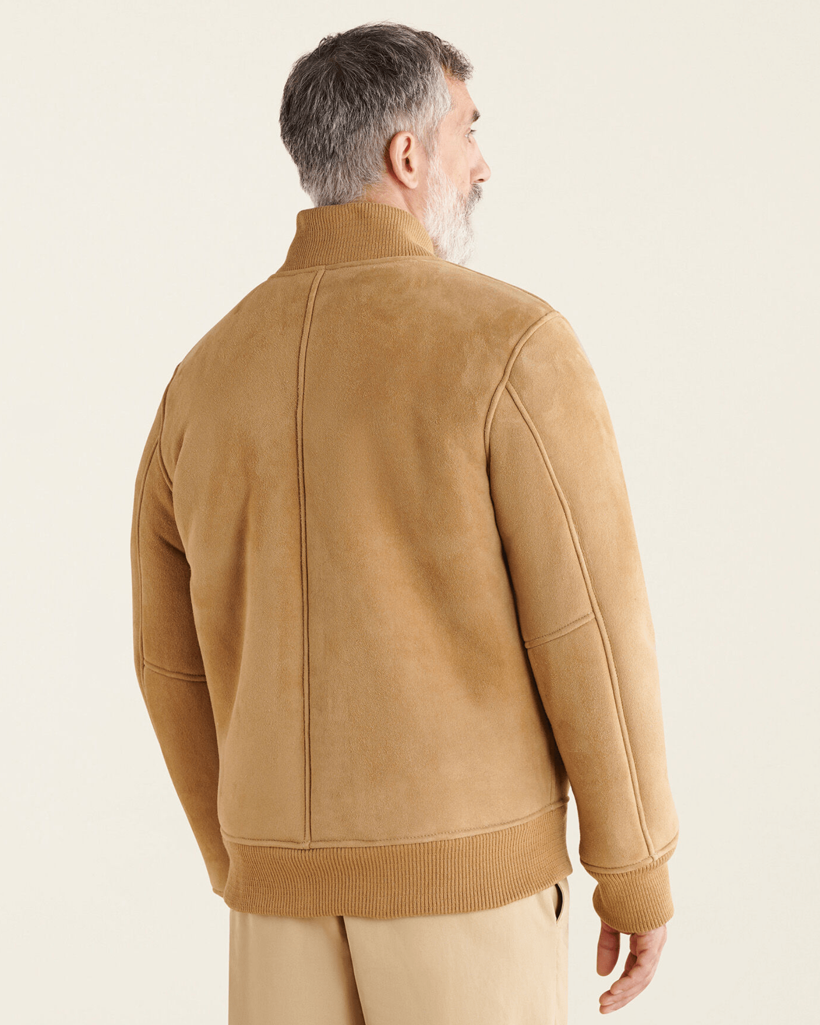 Roots Shearling Camel Varsity Jacket 2