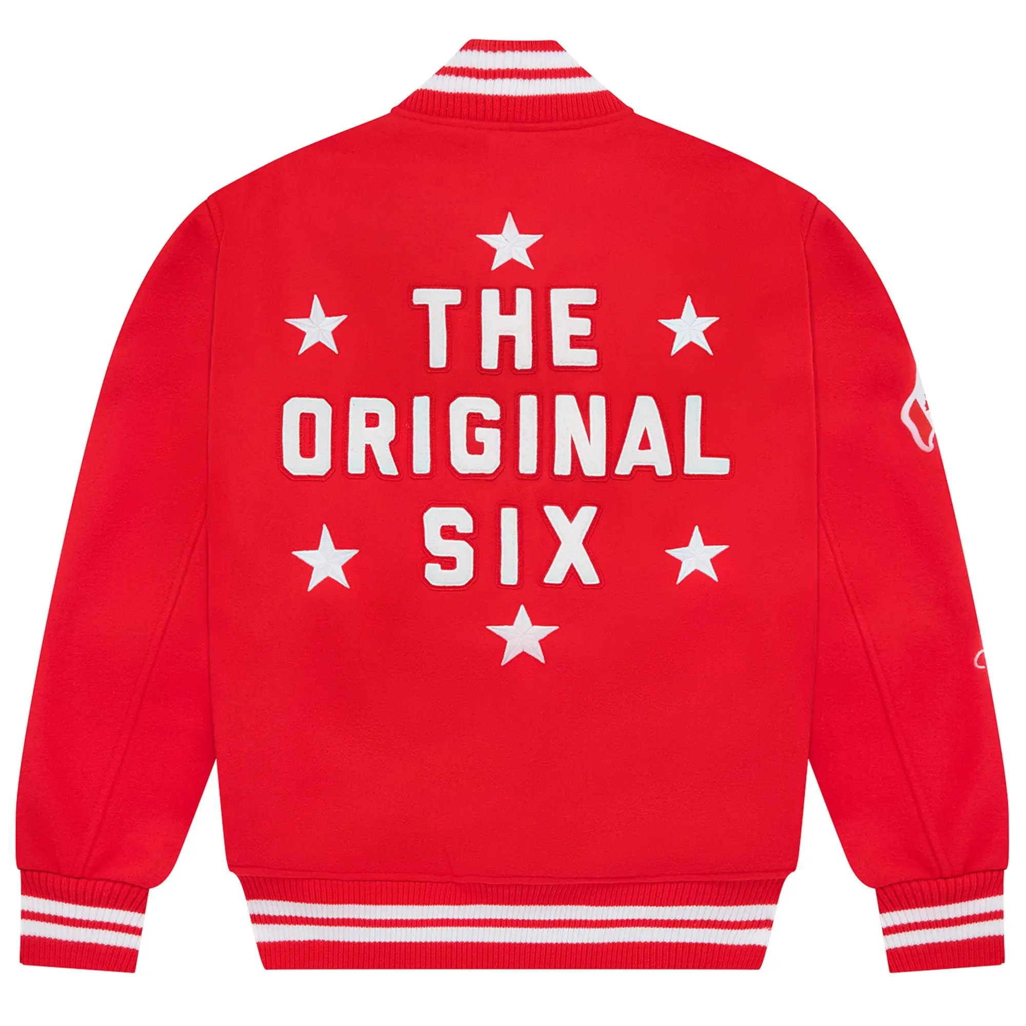 NHL Detroit RedWings JH Designスタジャンジャケット NHL Detroit RedWings JH Designスタジャンジャケット