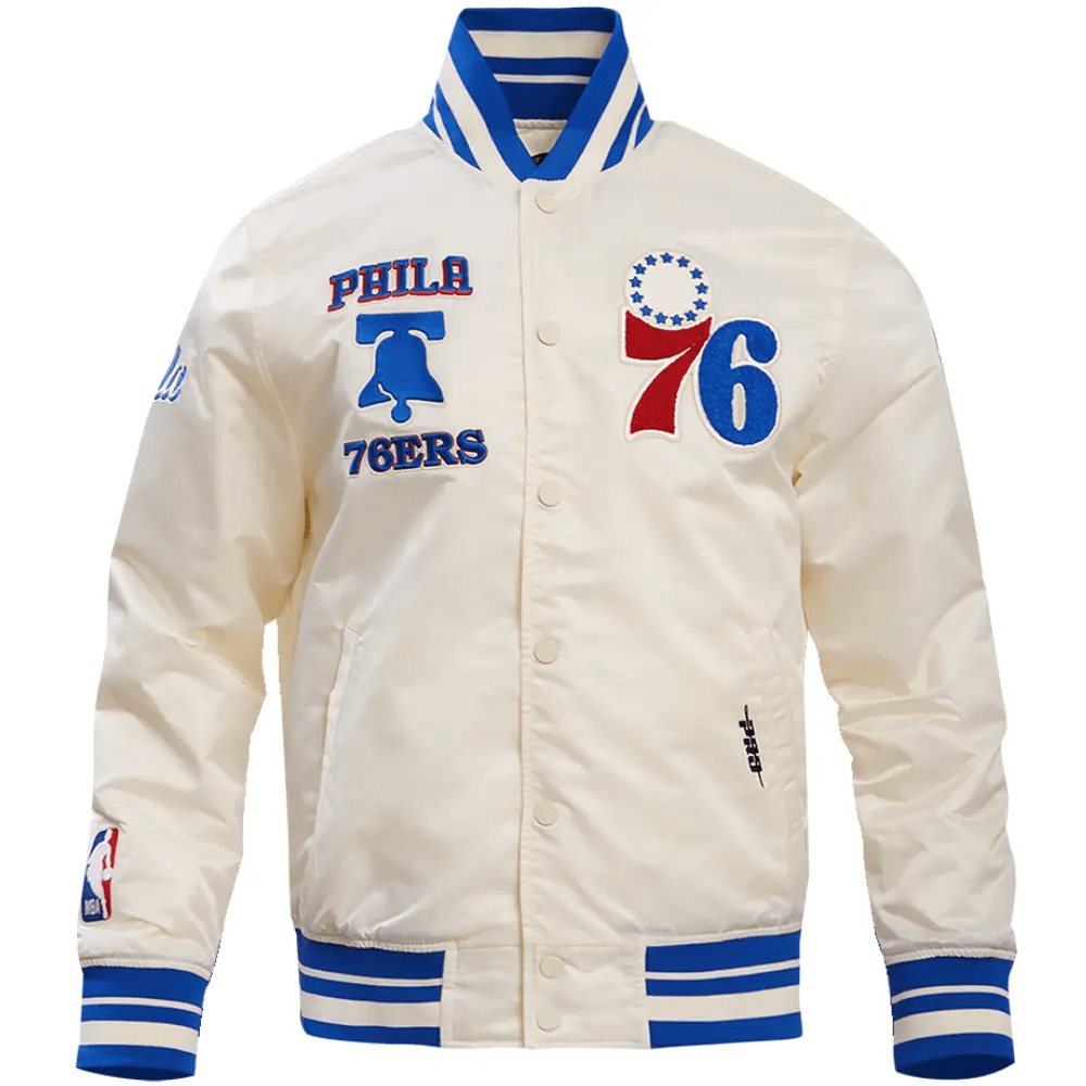 【週末値下】 NBA Philadelphia 76ers スタジアムジャケット 週末値下】 NBA Philadelphia 76ers スタジアムジャケット
