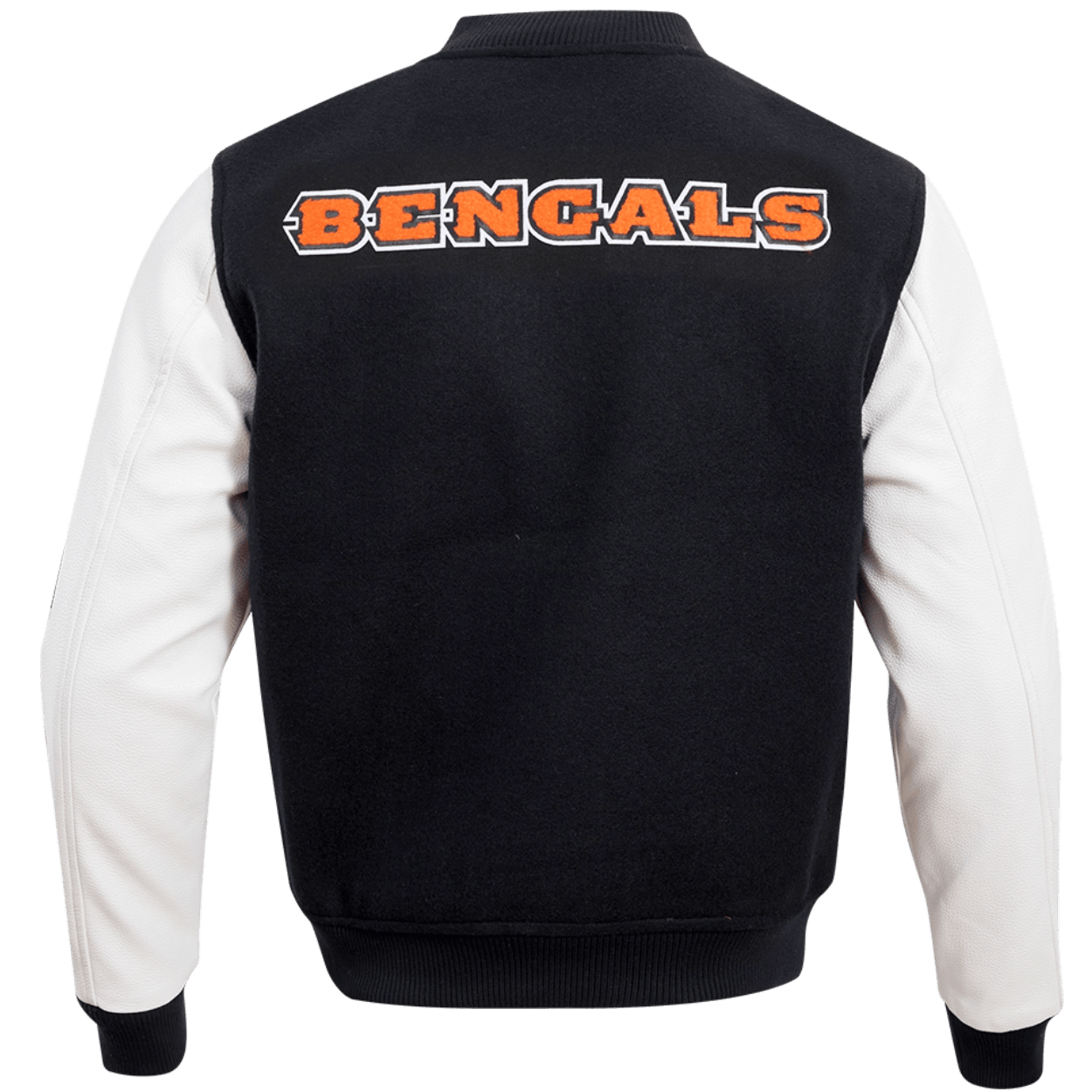 Alternative view of Cincinnati Bengals Classic Rib Wool & leather Varsity Jacket