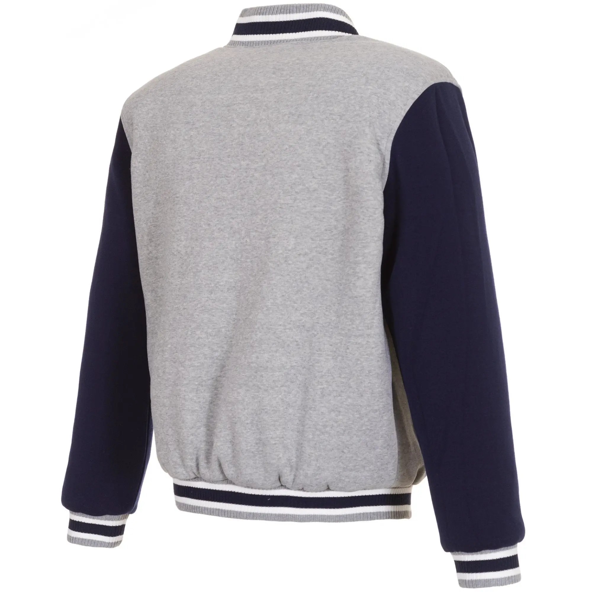 Alternative view of Houston Texans Two Tone Classic Rib Wool Varsity Jacket