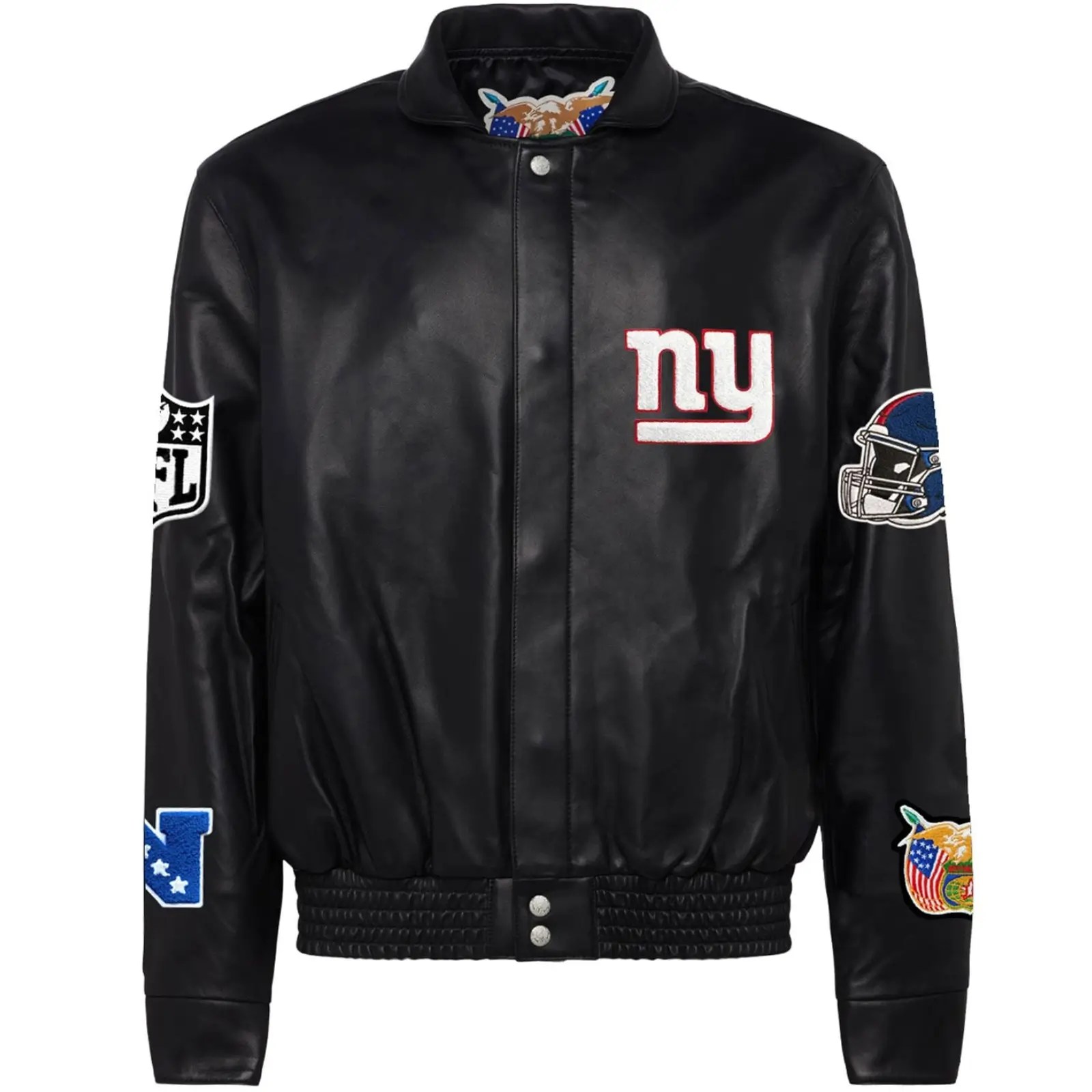 New York Giants レザー ジャケット NFL NEW YORK GIANTS レザージャケット 実寸XL～2XLサイズ位