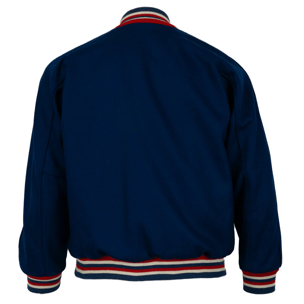 Alternative view of Chicago Cubs Ebbets 1954 Authentic Wool Varsity Jacket