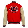 Cincinnati Reds Ebbets 1940 Authentic Wool Varsity Jacket - Image 4