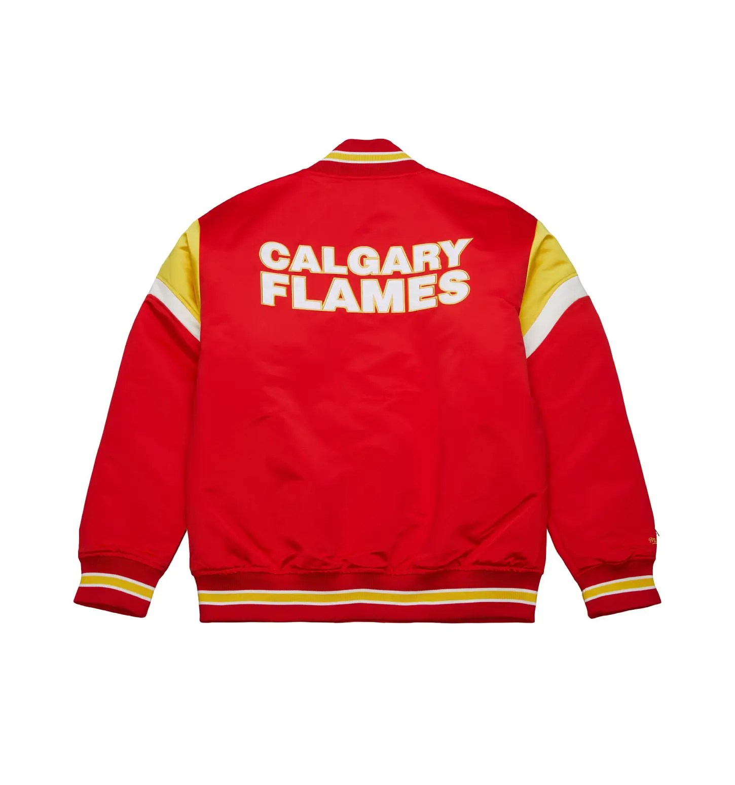 Alternative view of Cooperstown Heavyweight Satin Jacket Calgary Flames
