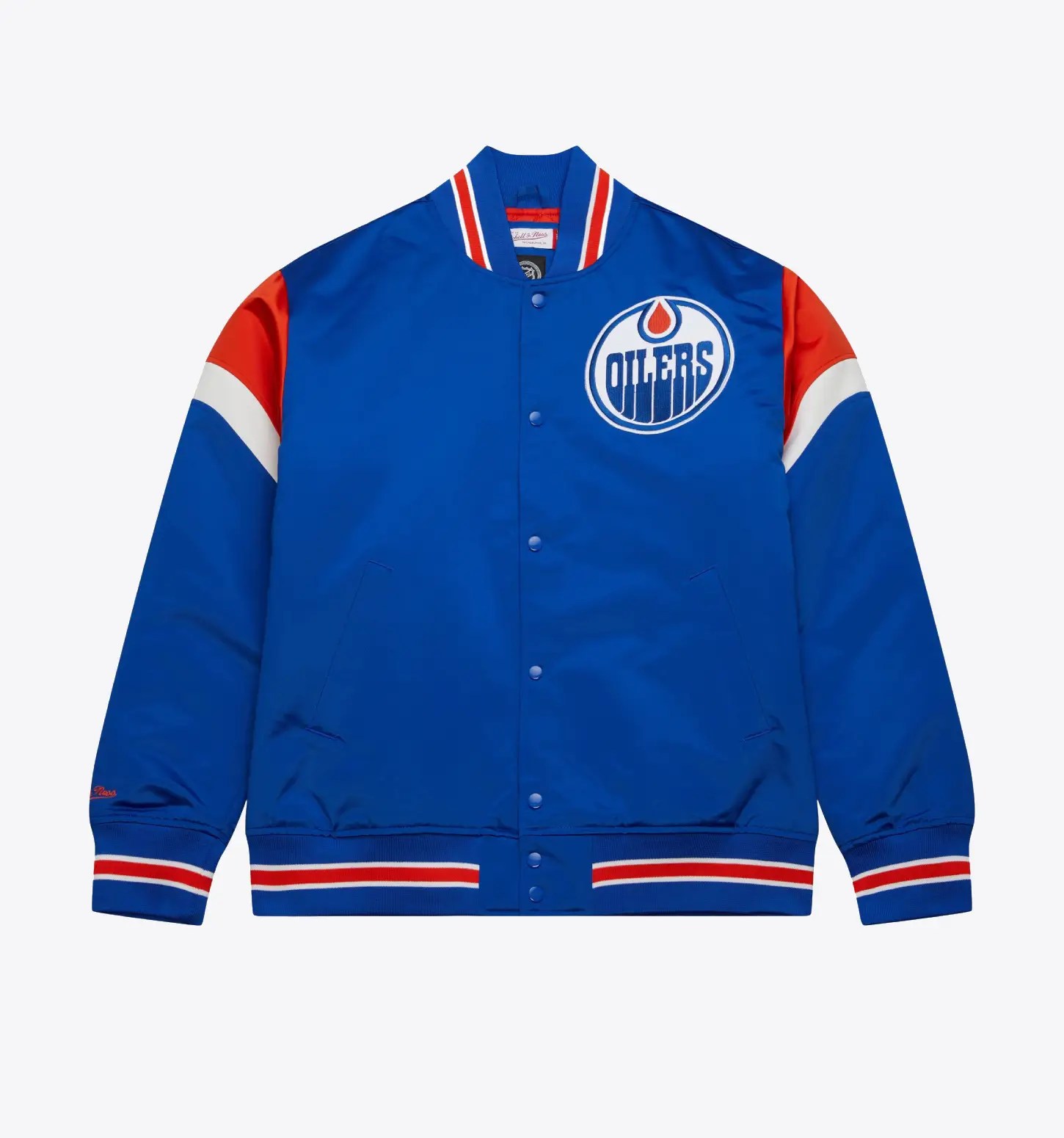 Cooperstown Heavyweight Satin Jacket Edmonton Oilers